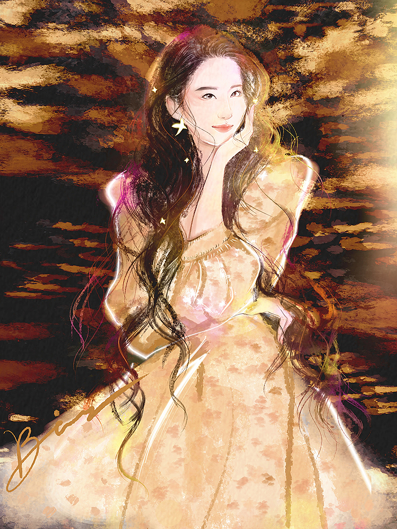 城市美人系列插画