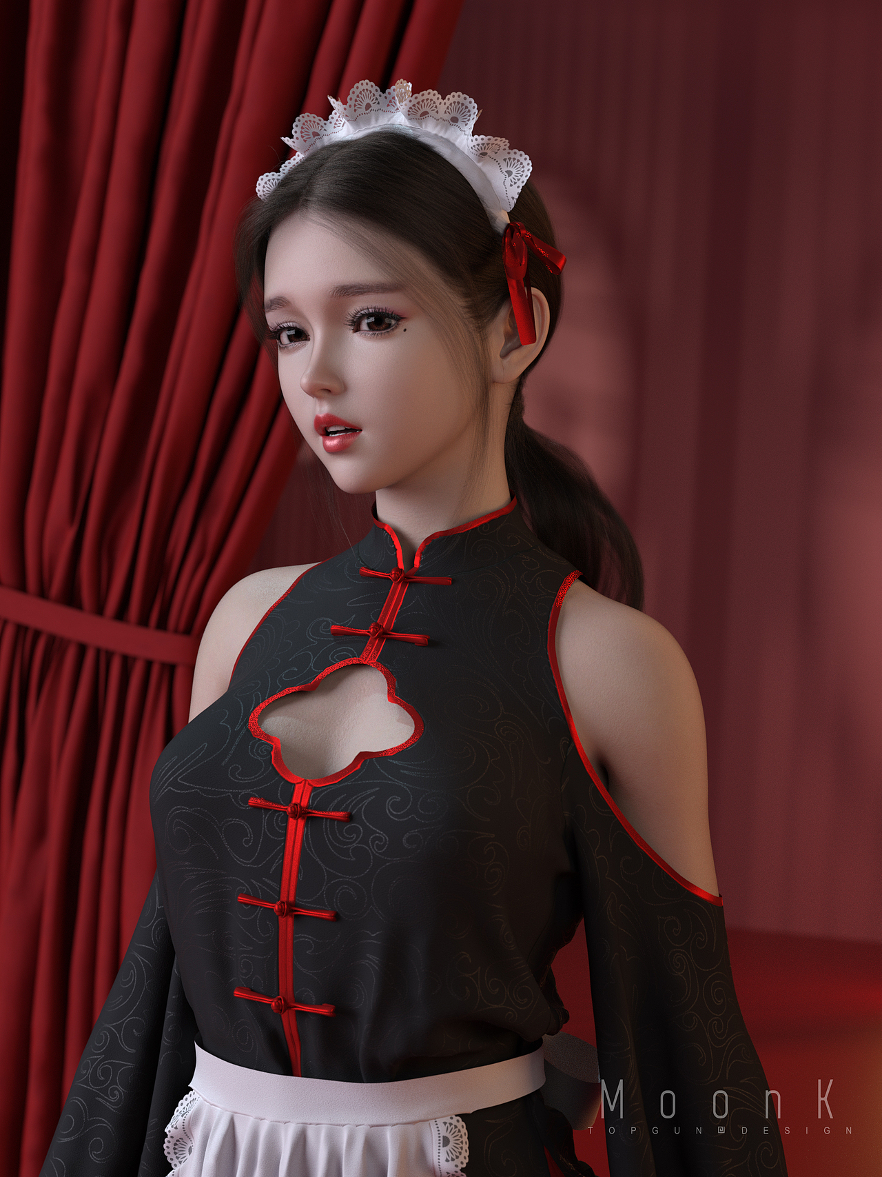 东方女仆系列服装04 女仆装（图ZMzQ5NzYyNTA0） - 人物/生物 - 站酷设计师MoonKTG原创素材 - 站酷ZCOOL