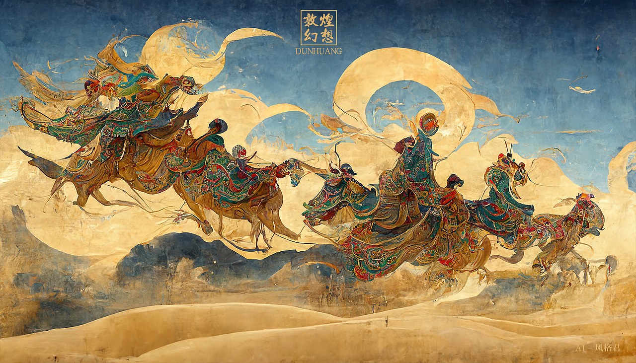 《敦煌幻想》ai概念设计