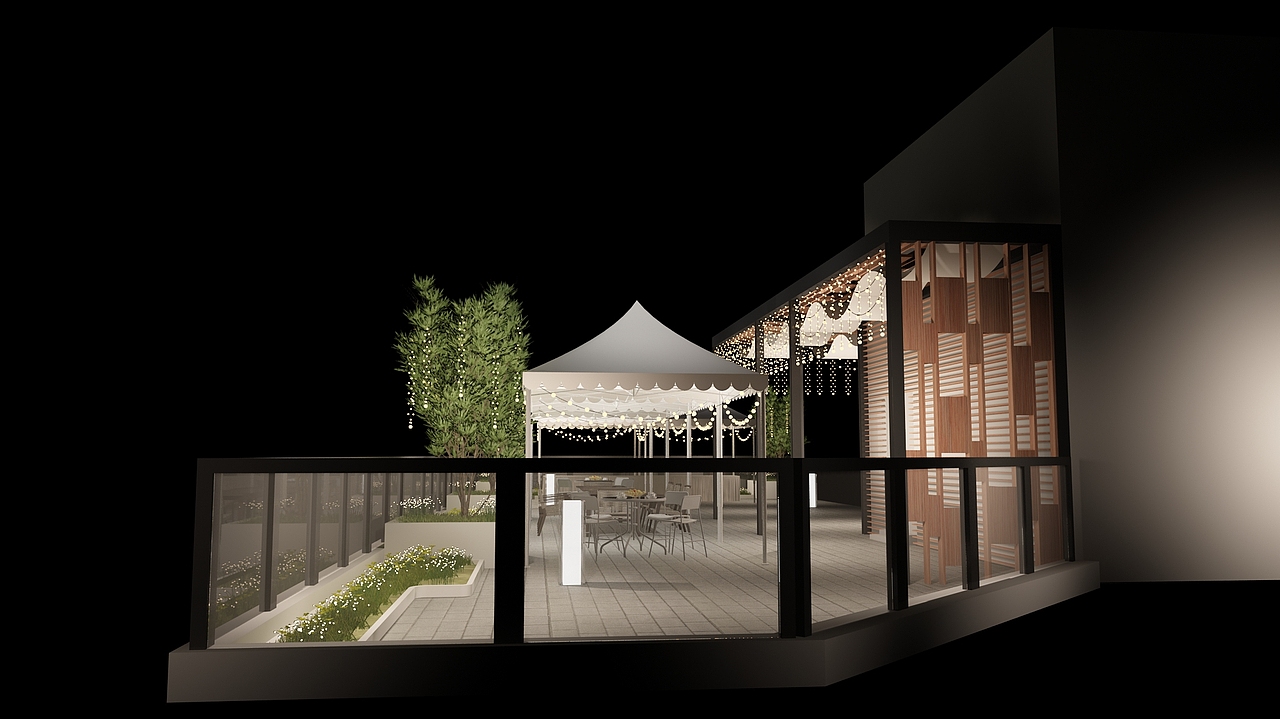 欧式户外场景亮化设计3D效果图（图ZMzQzMjU4NTg4） - 场景 - 站酷设计师3D设计师NG男原创素材 - 站酷ZCOOL