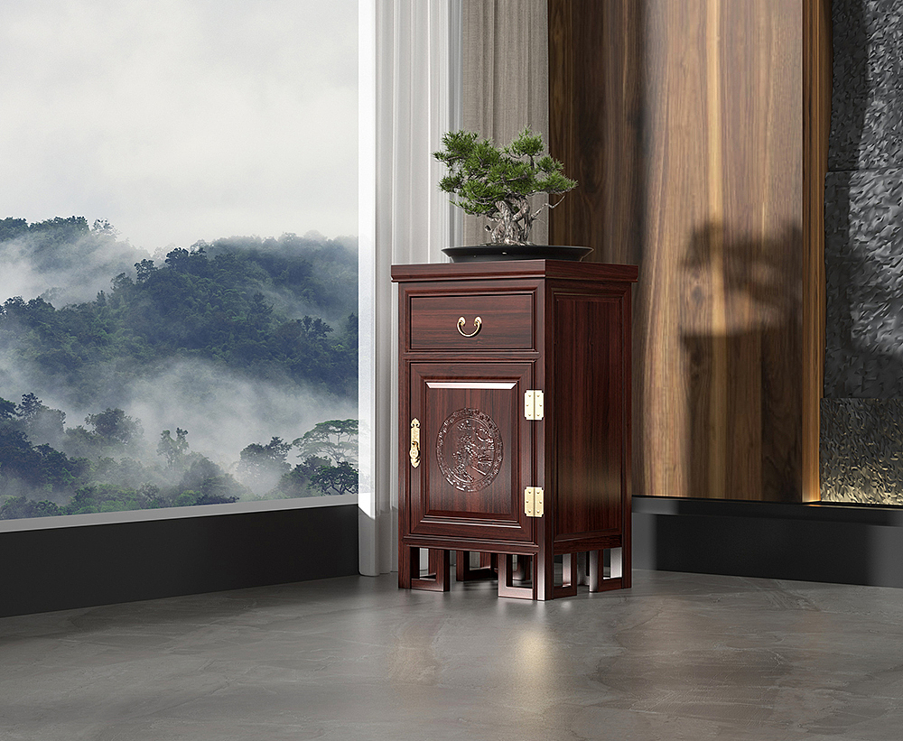 中式家具产品渲染