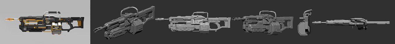 枪械（图ZMzI1OTE5NTAw） - 其他三维 - 站酷设计师罗米八原创素材 - 站酷ZCOOL