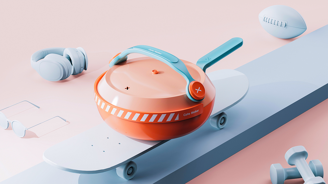 卡特马克 x 瑞德设计|甜甜圈&潮玩主题锅具-产品设计