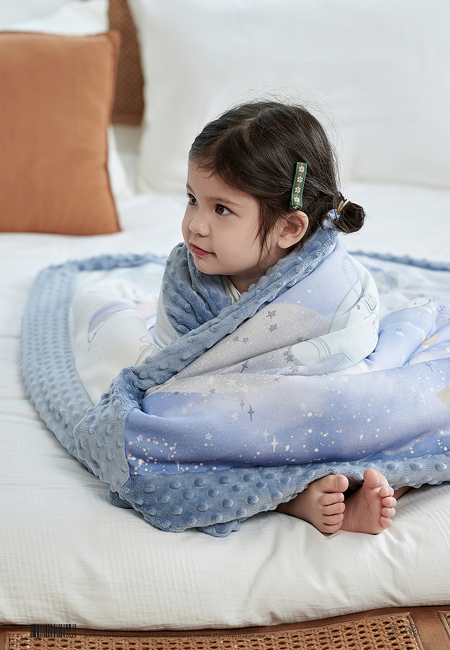 Diamonds婴童秋冬睡袋盖毯拍摄