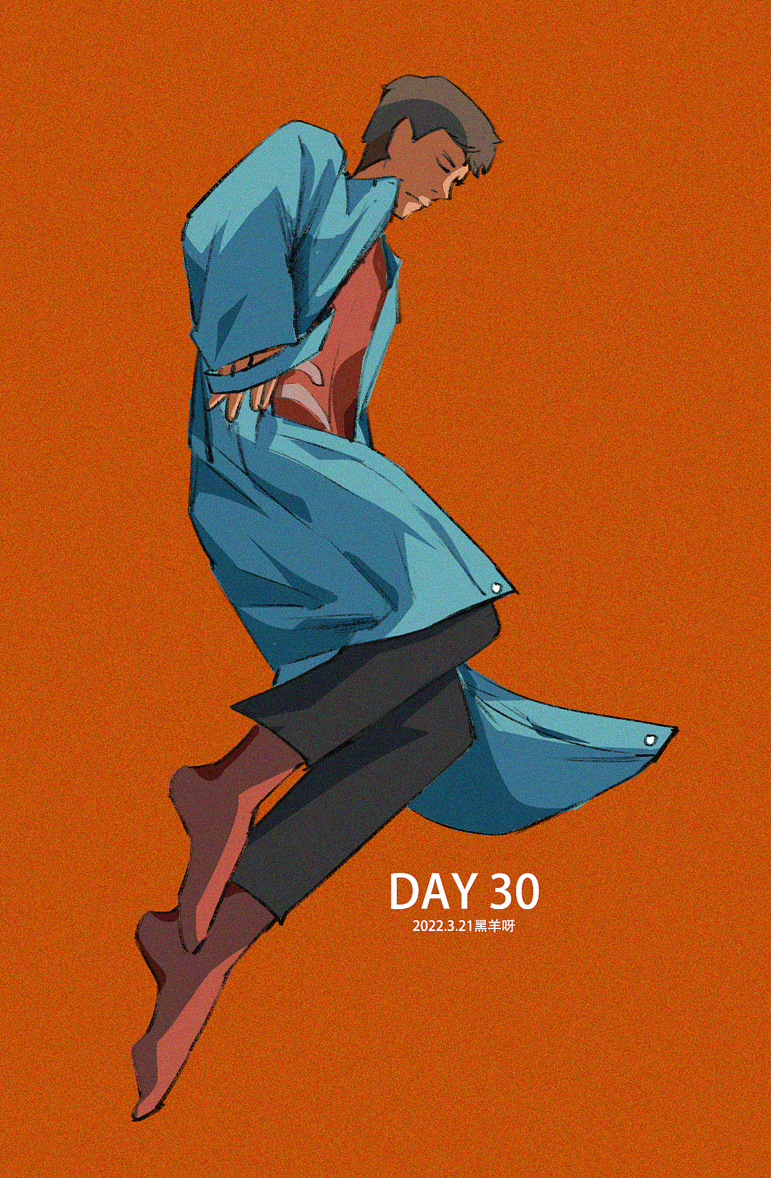 【人物隔日涂】26-50（图ZMjk5NzkwMDQ0） - 创作习作 - 站酷设计师黑羊呀原创素材 - 站酷ZCOOL