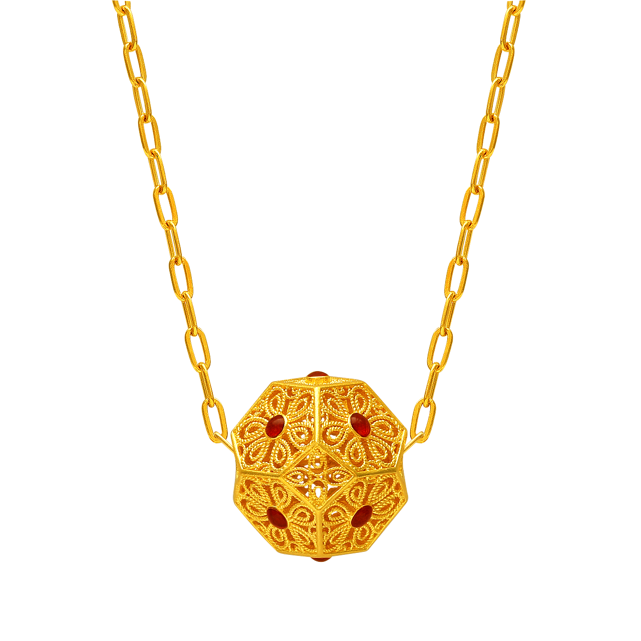 【古法黄金】古法系列项链 耳饰产品拍摄修图