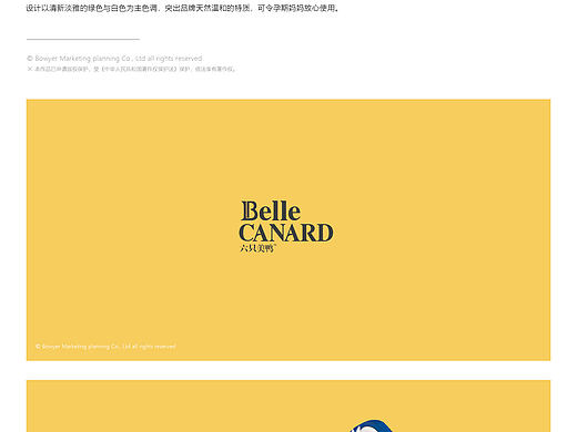 BELLE CANARD/六只美鸭 母婴护肤品牌策划全案