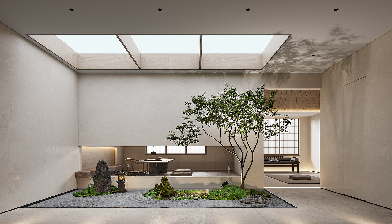 室内景观|楼顶花园|禅修|茶室