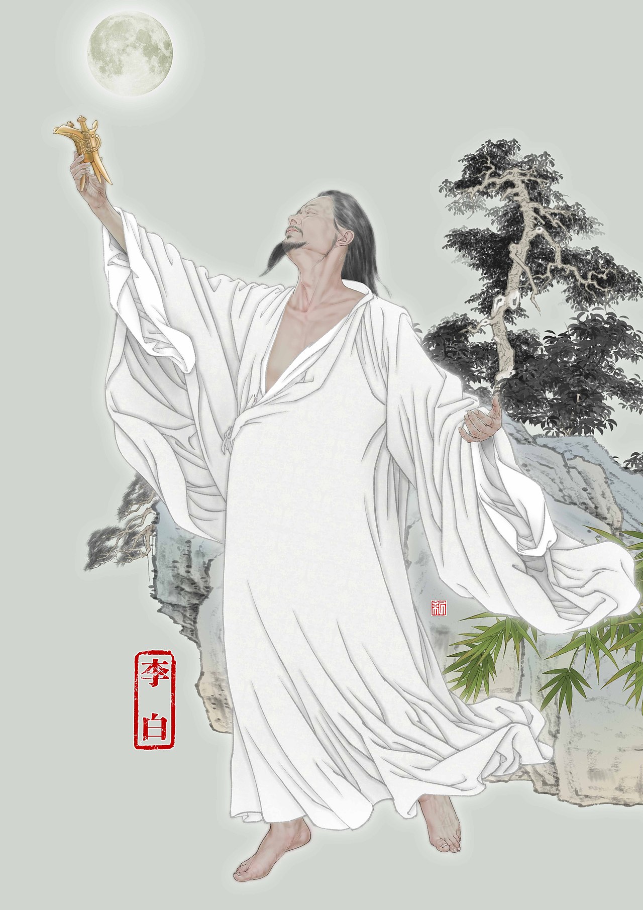 纪保超书籍封面插画设计——【中华先贤人物故事汇】