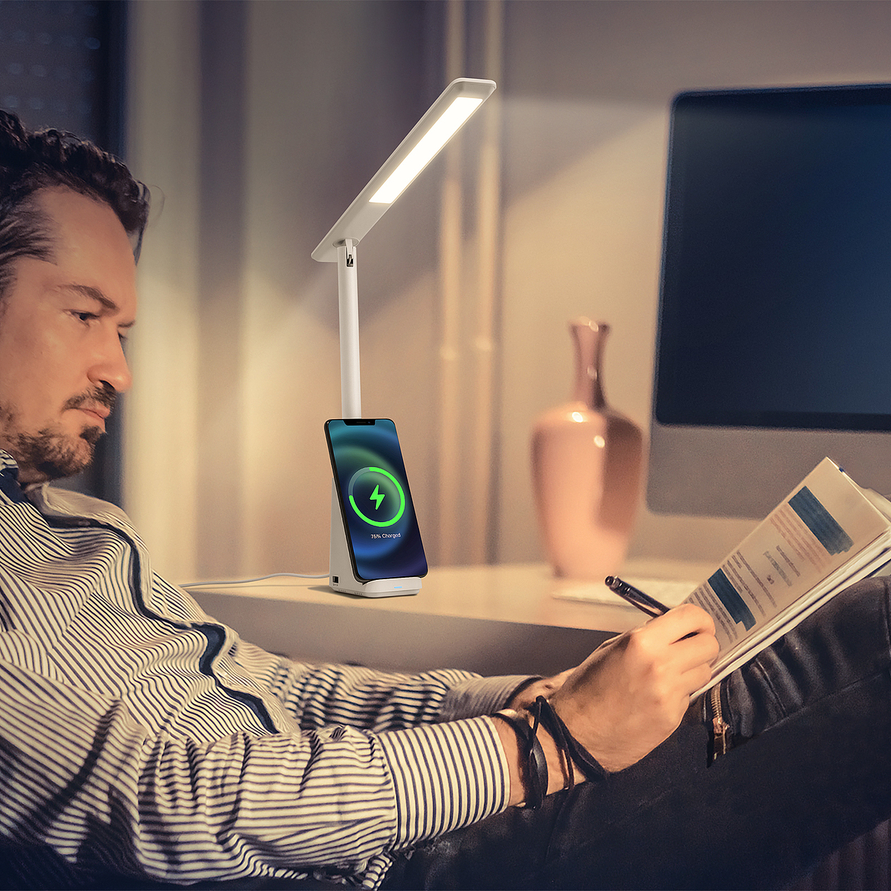 台灯产品拍摄精修合成,亚马逊主图