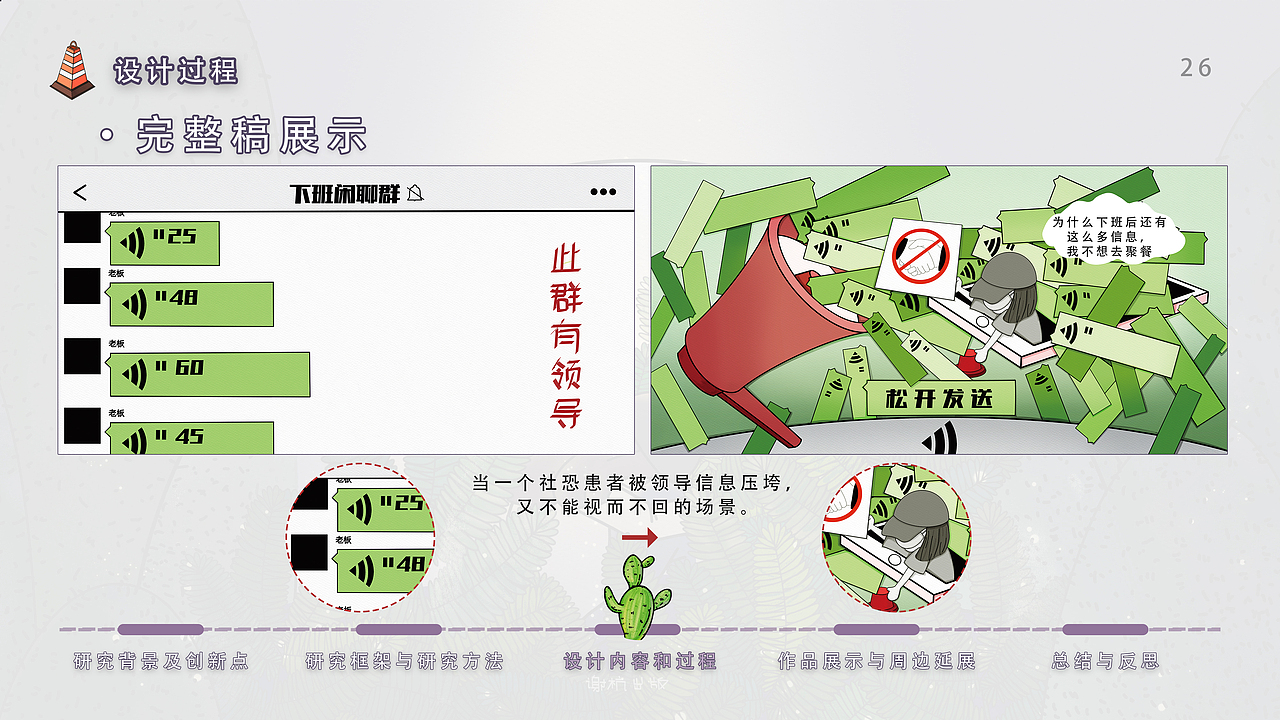 原创|《内心戏》-关于社交恐惧症的插画设计