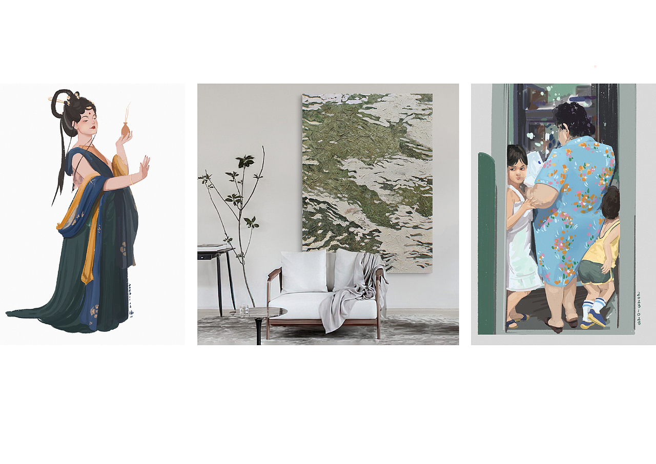 插画集合(冬月)（图ZMzU1ODM3MzI4） - 商业插画 - 站酷设计师杨儿123原创素材 - 站酷ZCOOL