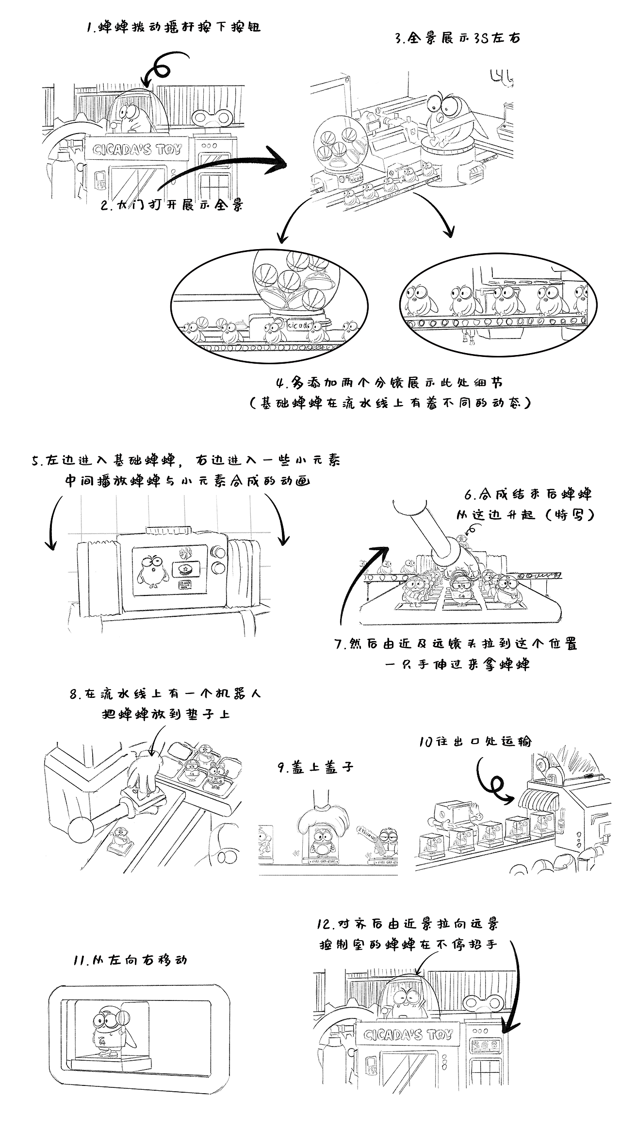 蝉蝉潮玩加工厂（图ZMzA4MjcyODky） - 动画/影视 - 站酷设计师红领巾RED原创素材 - 站酷ZCOOL