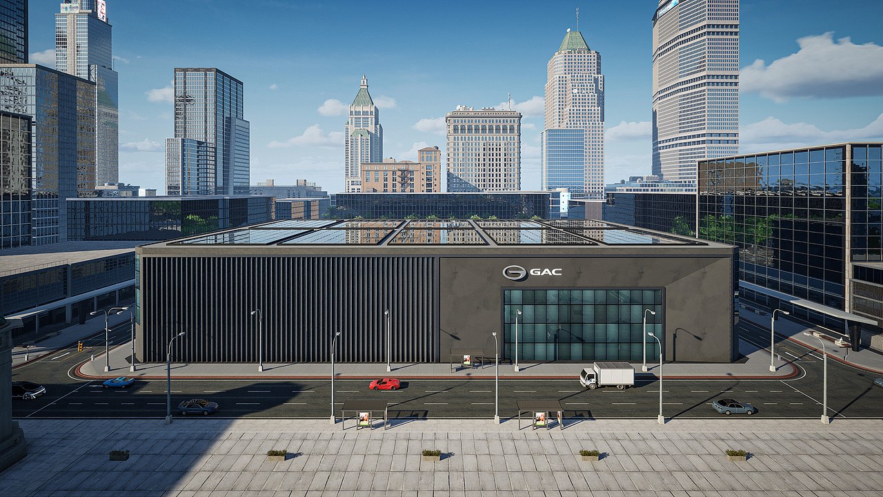 起降站点设计效果图