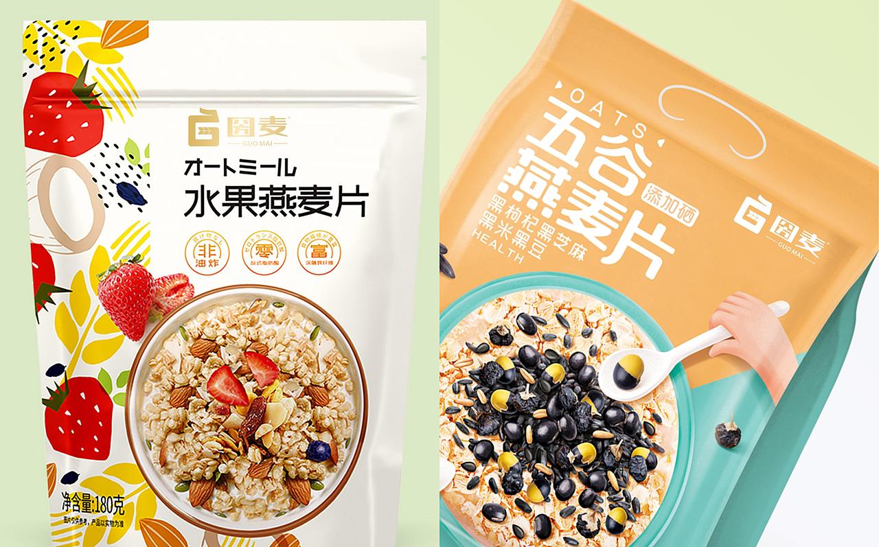 【圀麦】品牌形象设计方案|logo/燕麦/农业