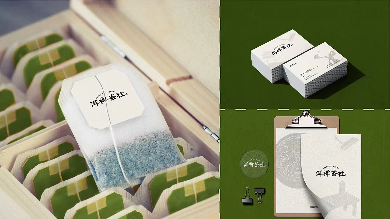 洱禅茶社品牌设计提案-逐浪派对(图ZMzU3MDA1NTky) - 品牌 - 站酷设计师幸运七七原创素材 - 站酷ZCOOL