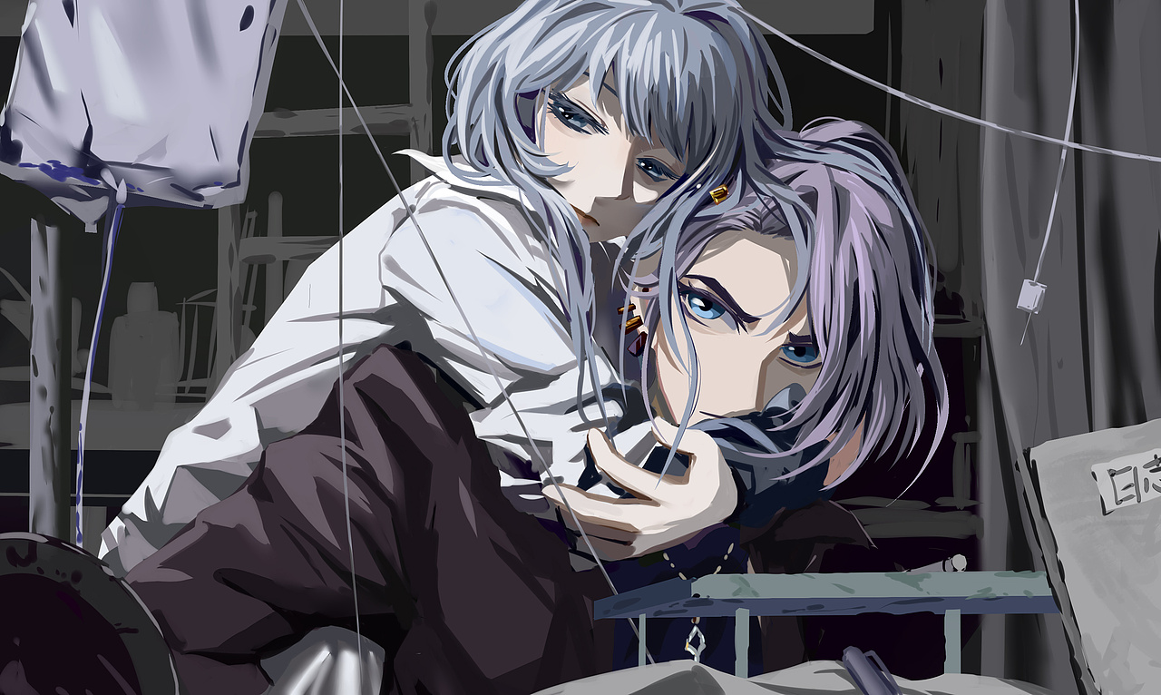 无期迷途同人 卓娅X局长（图ZMzQwNjM5MjQ4） - 创作习作 - 站酷设计师西索千寻原创素材 - 站酷ZCOOL