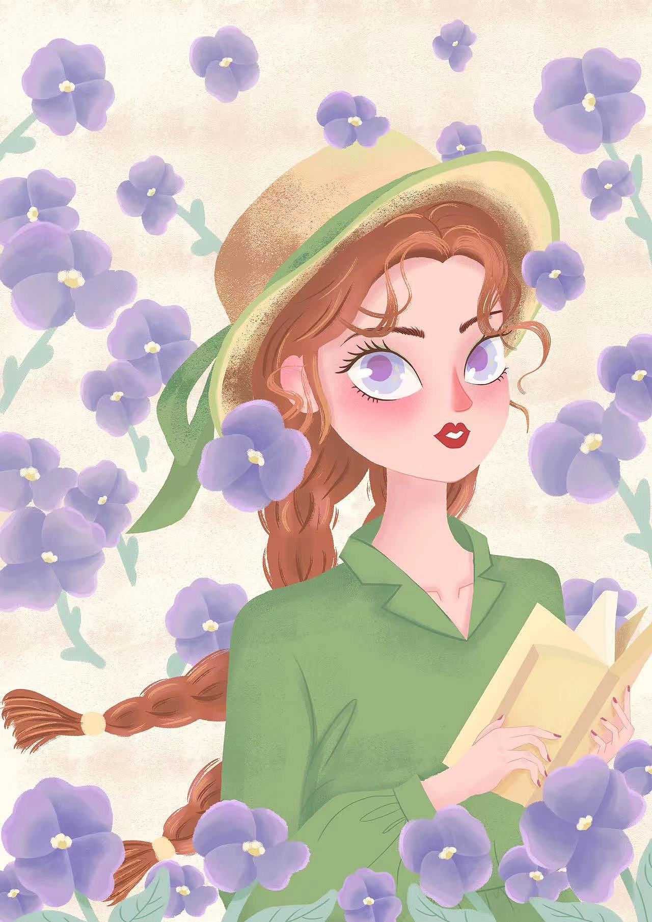 森系插画（图ZMzAyNjMzOTY4） - 艺术插画 - 站酷设计师玖染DK原创素材 - 站酷ZCOOL