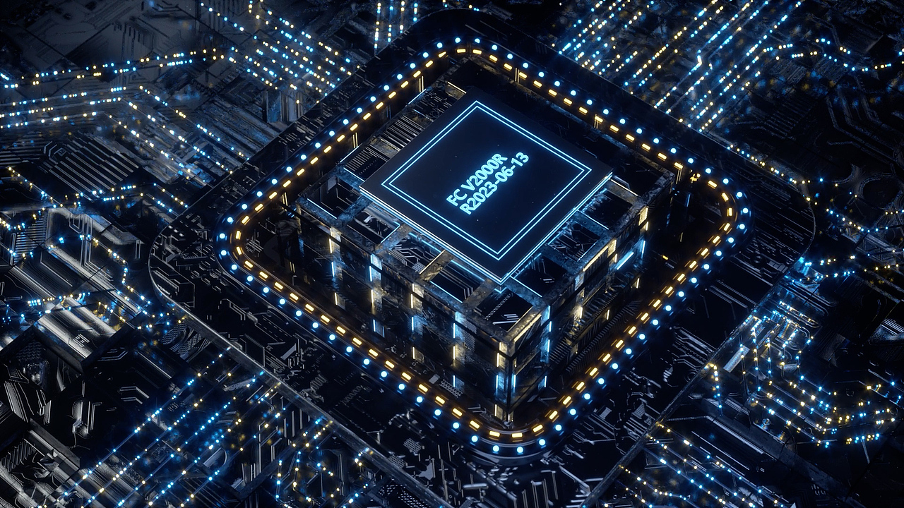 【动态渲染】-芯片（图ZMzQzMTIxNDk2） - 产品 - 站酷设计师南国时创原创素材 - 站酷ZCOOL