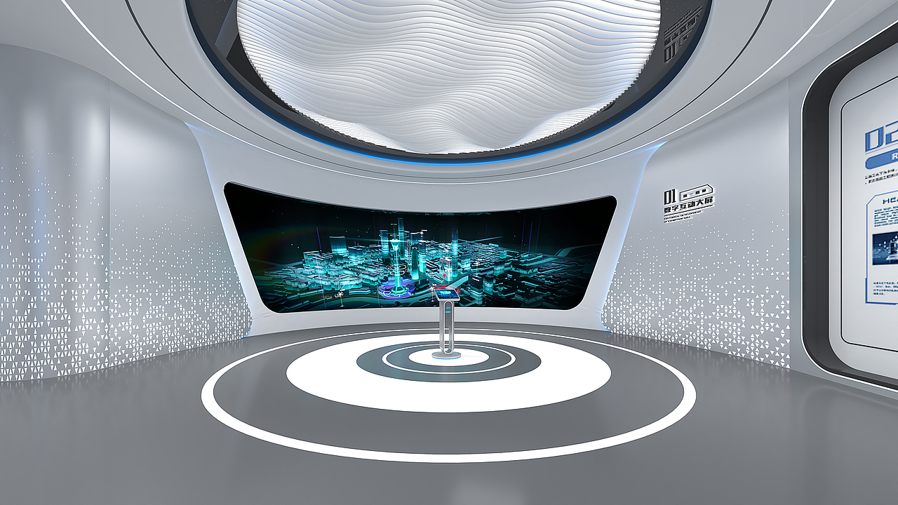 科技展厅（图ZMzQyMDU3NzIw） - 展陈设计 - 站酷设计师小小可乐不渴原创素材 - 站酷ZCOOL