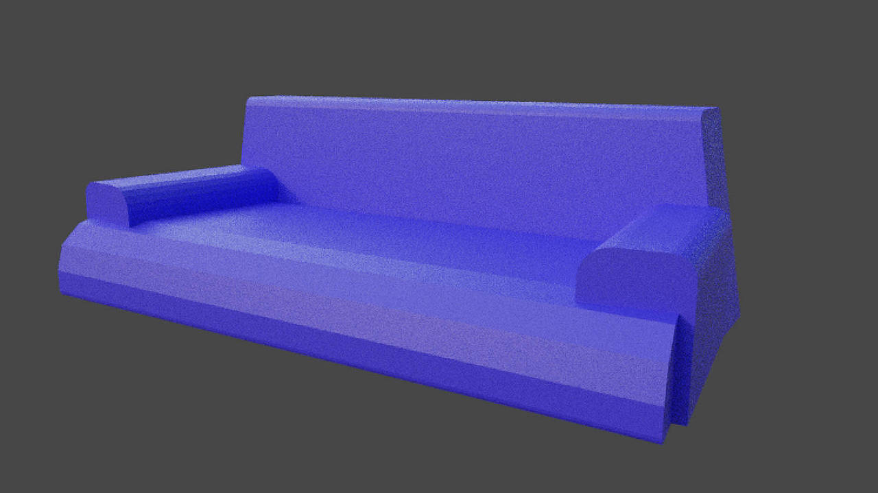 蓝色纯情小沙发