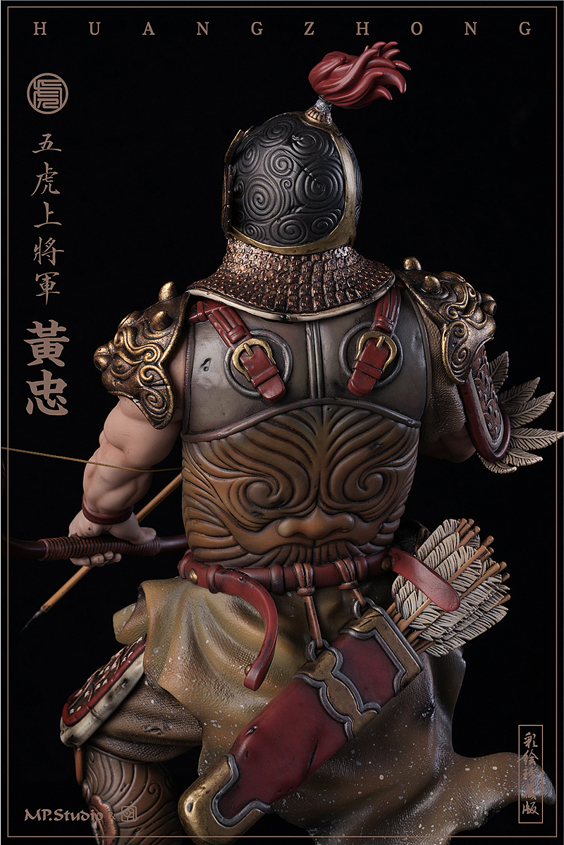鹤发虎胆!MP明子《五虎上将军 黄忠》彩绘雕像