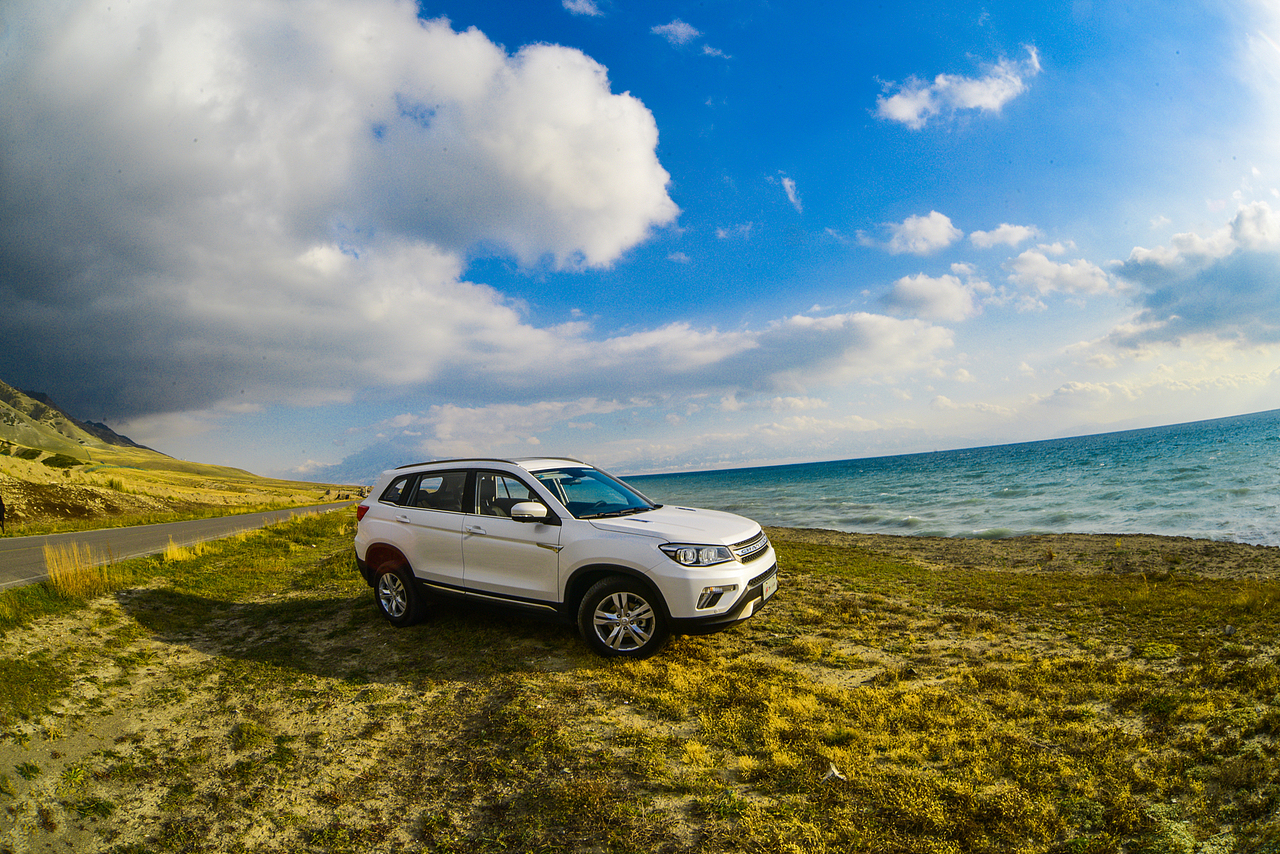 早期 汽车打卡摄影 汽车新车试驾拍摄