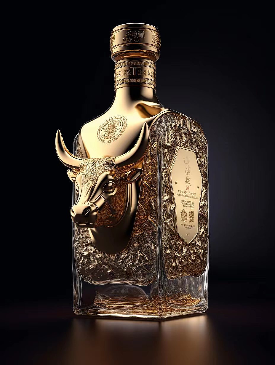 十二生肖白酒包装设计-牛（图ZMzQwMDcxODcy） - 包装 - 站酷设计师真象哥原创素材 - 站酷ZCOOL