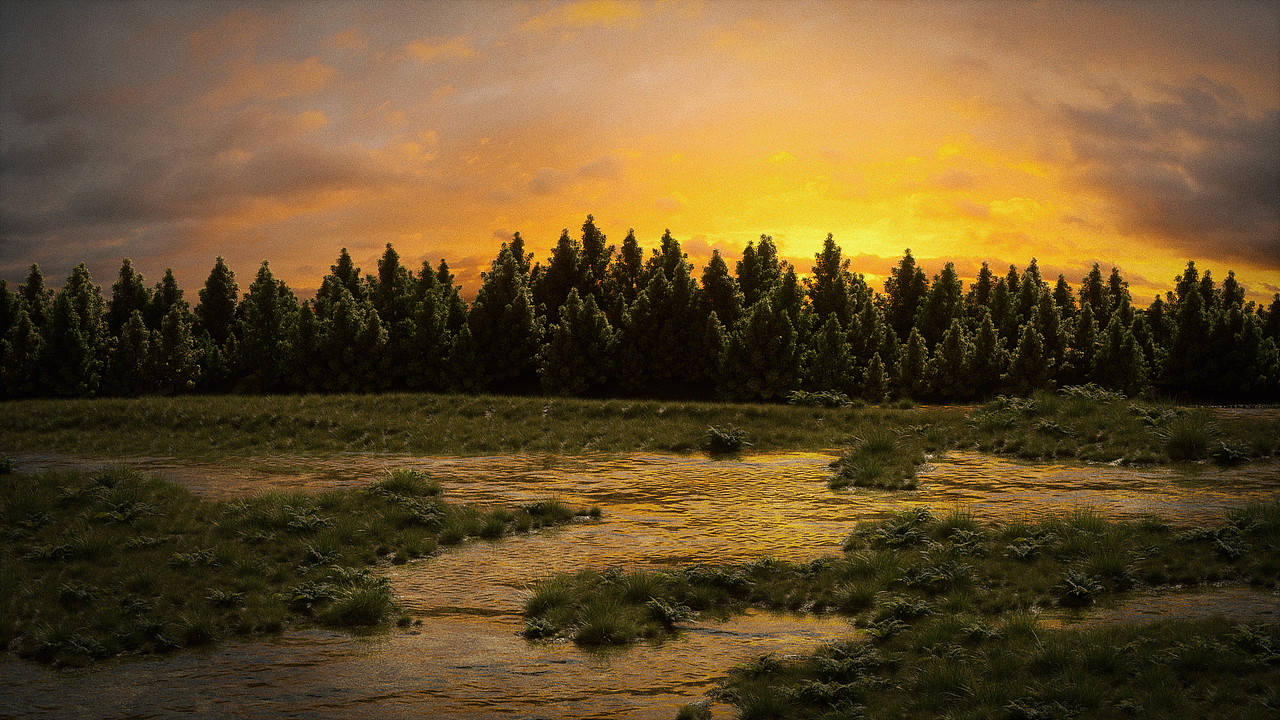 户外场景练习（图ZMzE0ODYyNDUy） - 场景 - 站酷设计师蝎子阿呆原创素材 - 站酷ZCOOL