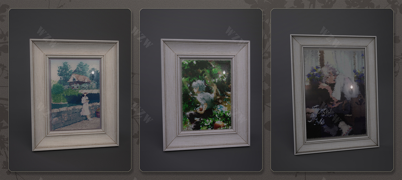 Substance Designer制作仿真绘画和我的实验作品展示