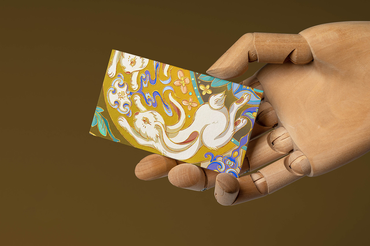 “福”主题——“瑞兔送福”迎中秋（图ZMzE1NDAwOTk2） - 艺术插画 - 站酷设计师鹤闻画话原创素材 - 站酷ZCOOL