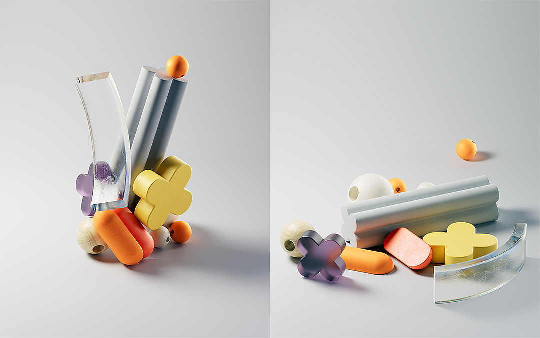 漂浮 • 凝聚 • 散落（图ZMzEzNzE3ODIw） - 其他三维 - 站酷设计师BizcoDesign原创素材 - 站酷ZCOOL