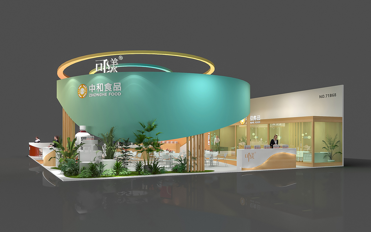 烘焙展展台02（图ZMzM4OTI1Mzk2） - 展陈设计 - 站酷设计师梧鼠原创素材 - 站酷ZCOOL