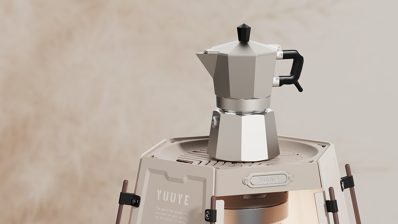 原创作品集-YUUYE-户外露营暖炉