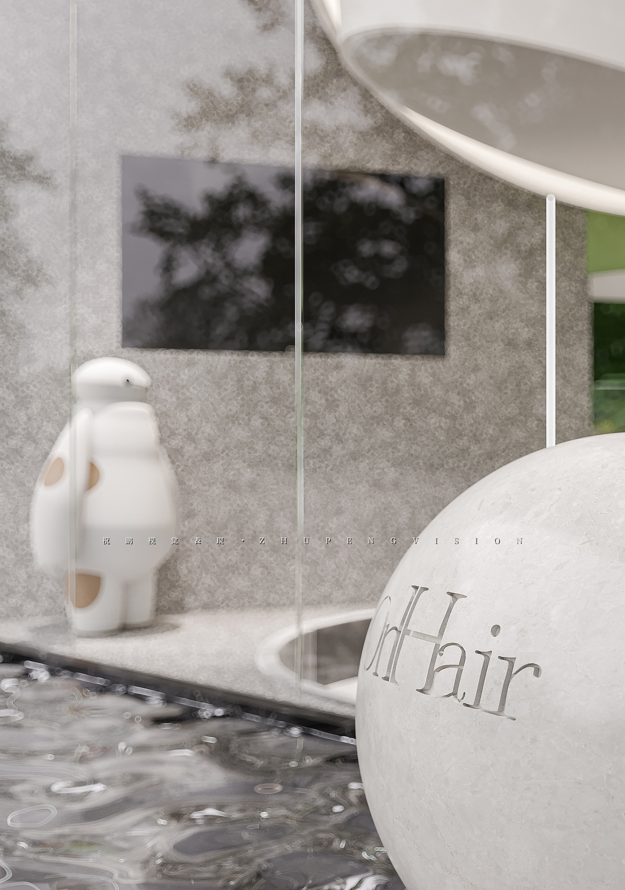 OnHair沙龙丨美发网红店丨武汉祝鹏视觉表现（图ZMzMyNDA1NDEy） - 家装设计 - 站酷设计师流光易断原创素材 - 站酷ZCOOL