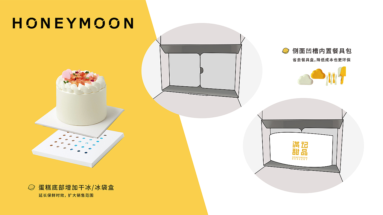 满记甜品|蛋糕包装盒设计_提案