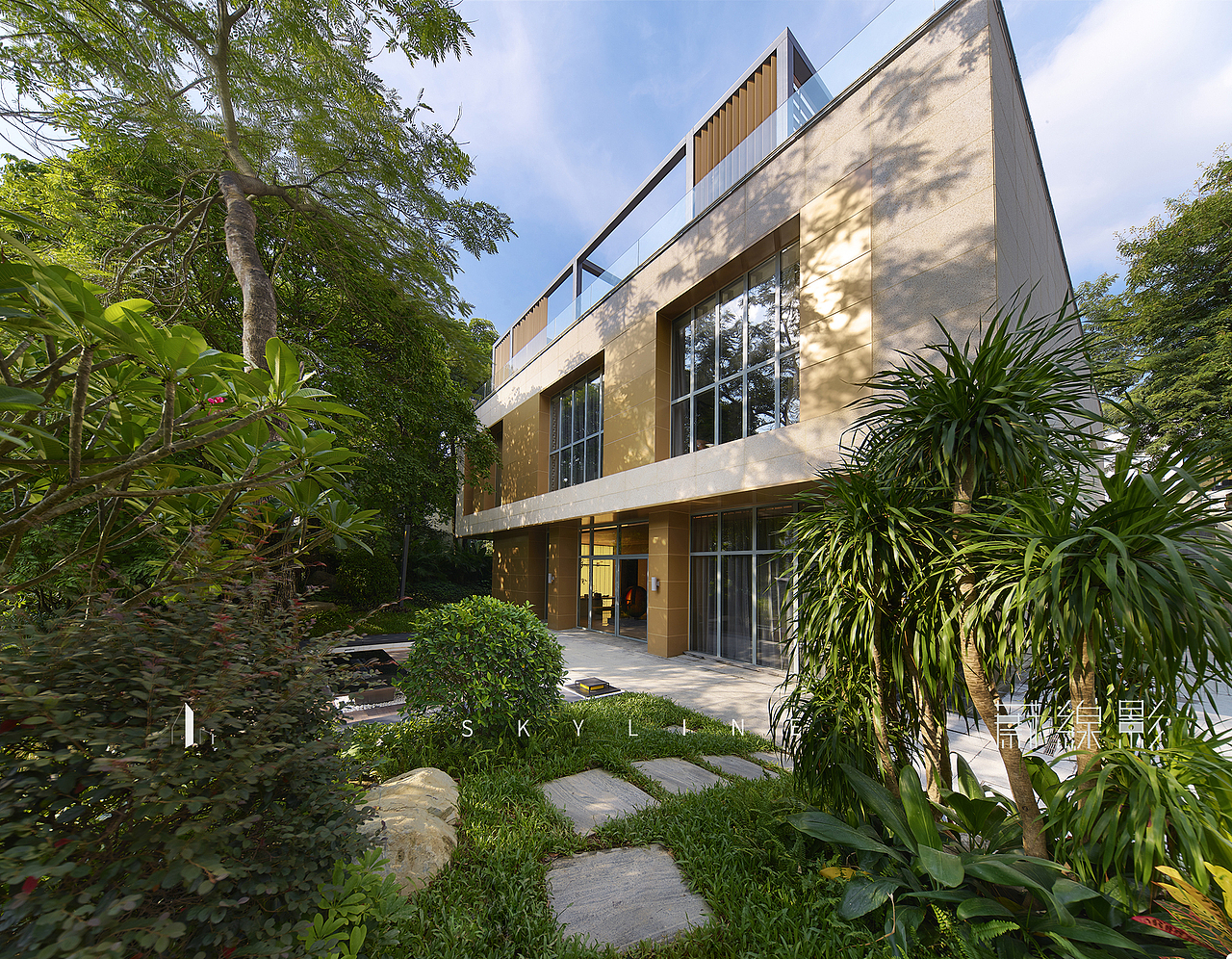 样板间园林景观摄影|亚洲十大豪宅楼王华远大一山庄S22（图ZMzYxMTgyNjEy） - 环境/建筑摄影 - 站酷设计师蔚线影建筑摄影原创素材 - 站酷ZCOOL