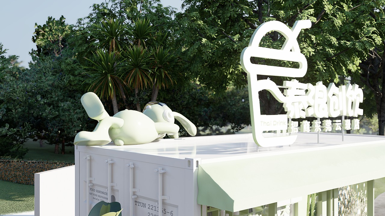 集装箱咖啡馆设计（图ZMzMwMjk0Njk2） - 景观设计 - 站酷设计师Mr丑先森原创素材 - 站酷ZCOOL