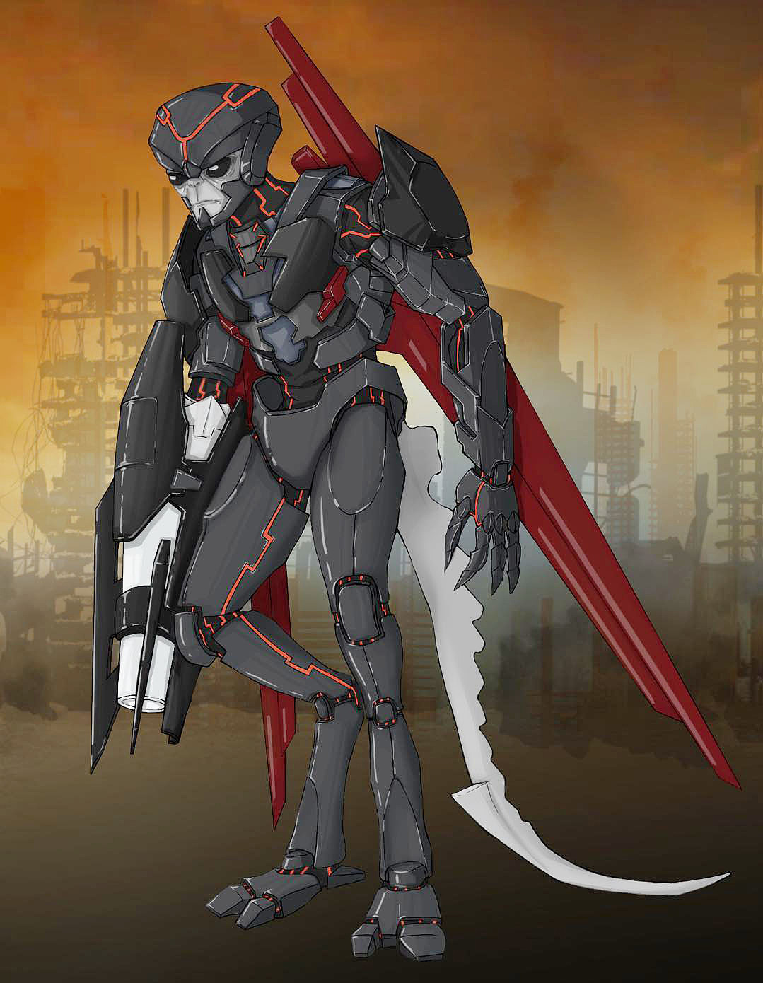 外星人机甲（图ZMzEwNDI3MzYw） - 商业插画 - 站酷设计师大碗蛋粥原创素材 - 站酷ZCOOL