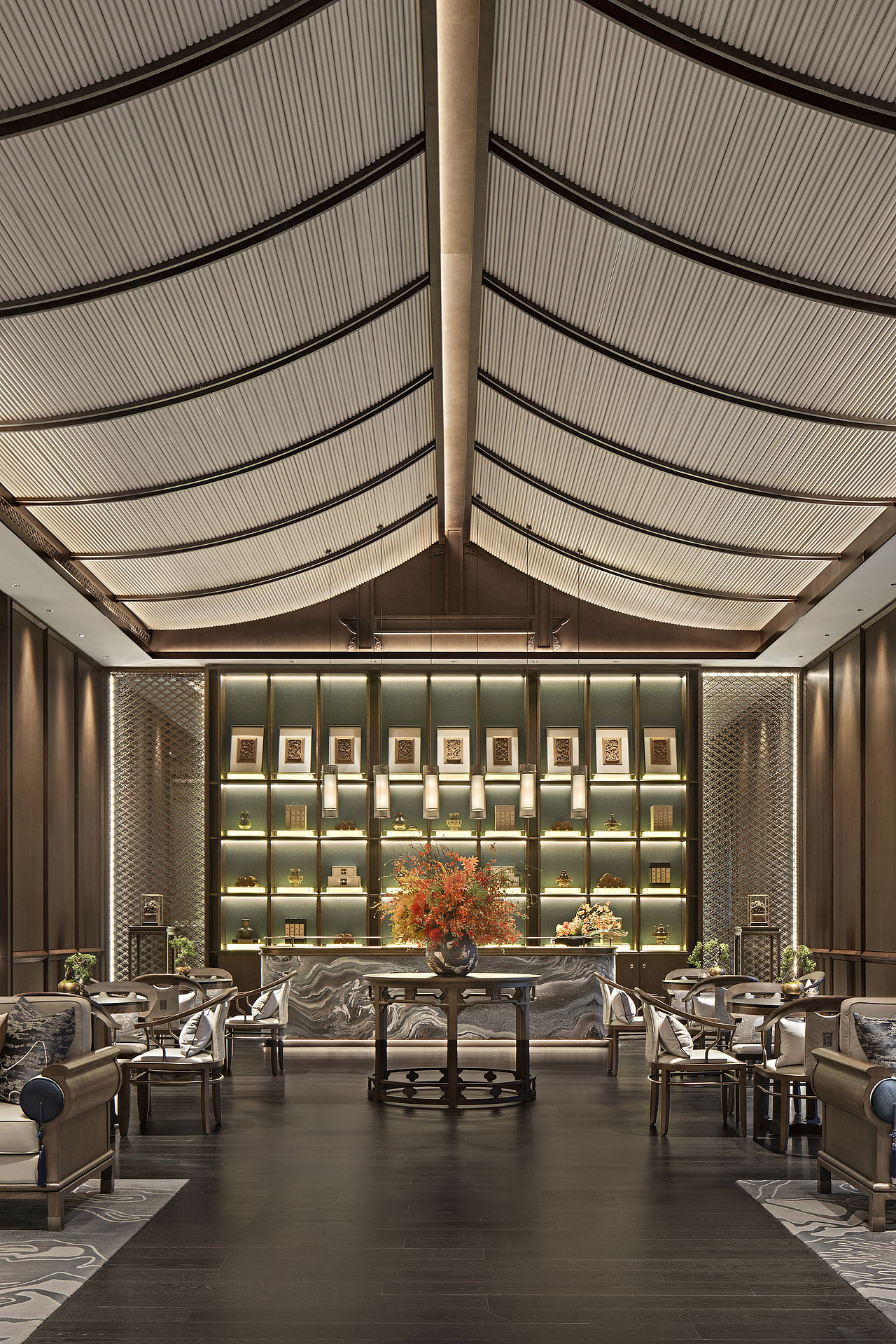 盘石设计 | 700㎡闲庭深院，云起东方，臻美之境！（图ZMzMyNTUyODUy） - 商业空间设计 - 站酷设计师深圳盘石设计原创素材 - 站酷ZCOOL