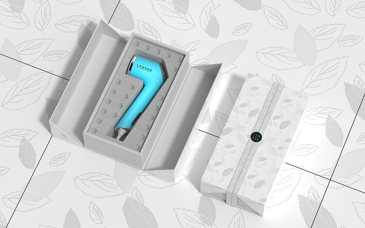 吹风机建模渲染