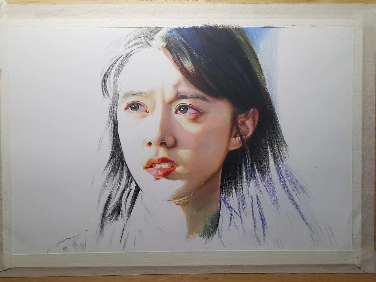 彩铅手绘赵今麦