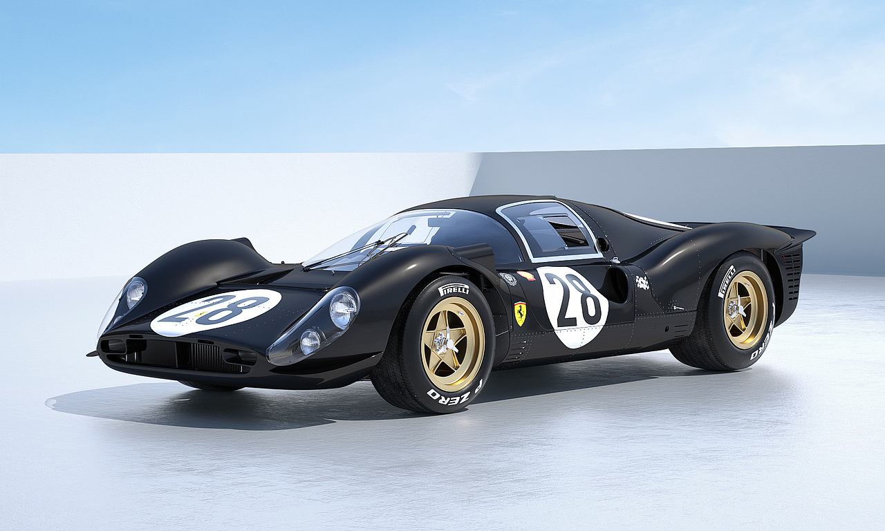 汽车渲染-法拉利/ferrari 330 p4