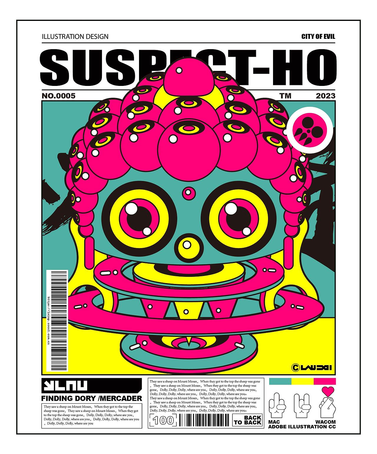 CITY OF EVIL（图ZMzQzMDQ3NzMy） - 新锐潮流插画 - 站酷设计师LAU丶一乂刂原创素材 - 站酷ZCOOL