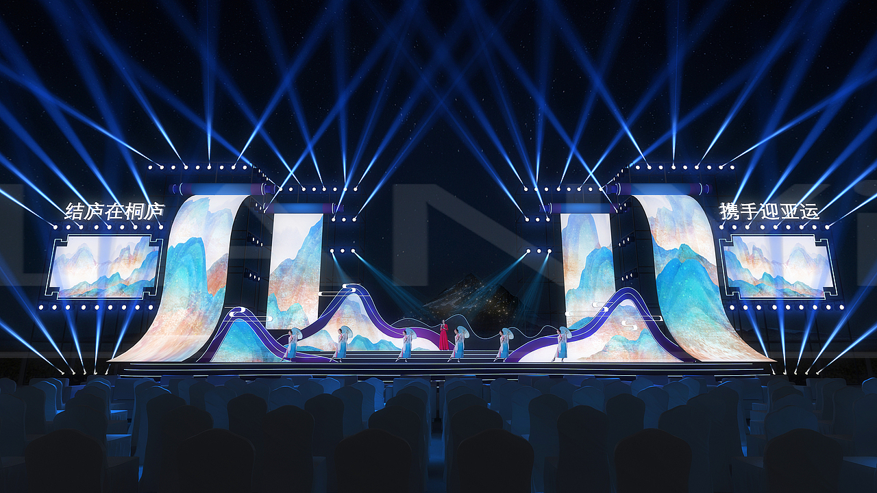 杭州亚运系列活动大会盛典舞美设计（图ZMzcwMTg0MjAw） - 舞台美术 - 站酷设计师蓝LANT原创素材 - 站酷ZCOOL