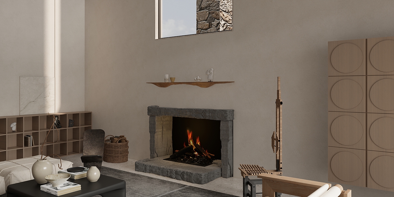 【微视设计&设计管家】1200/长沙/自建别墅/诧寂风（图ZMzQyNDg5ODQw） - 家装设计 - 站酷设计师微视设计管家原创素材 - 站酷ZCOOL