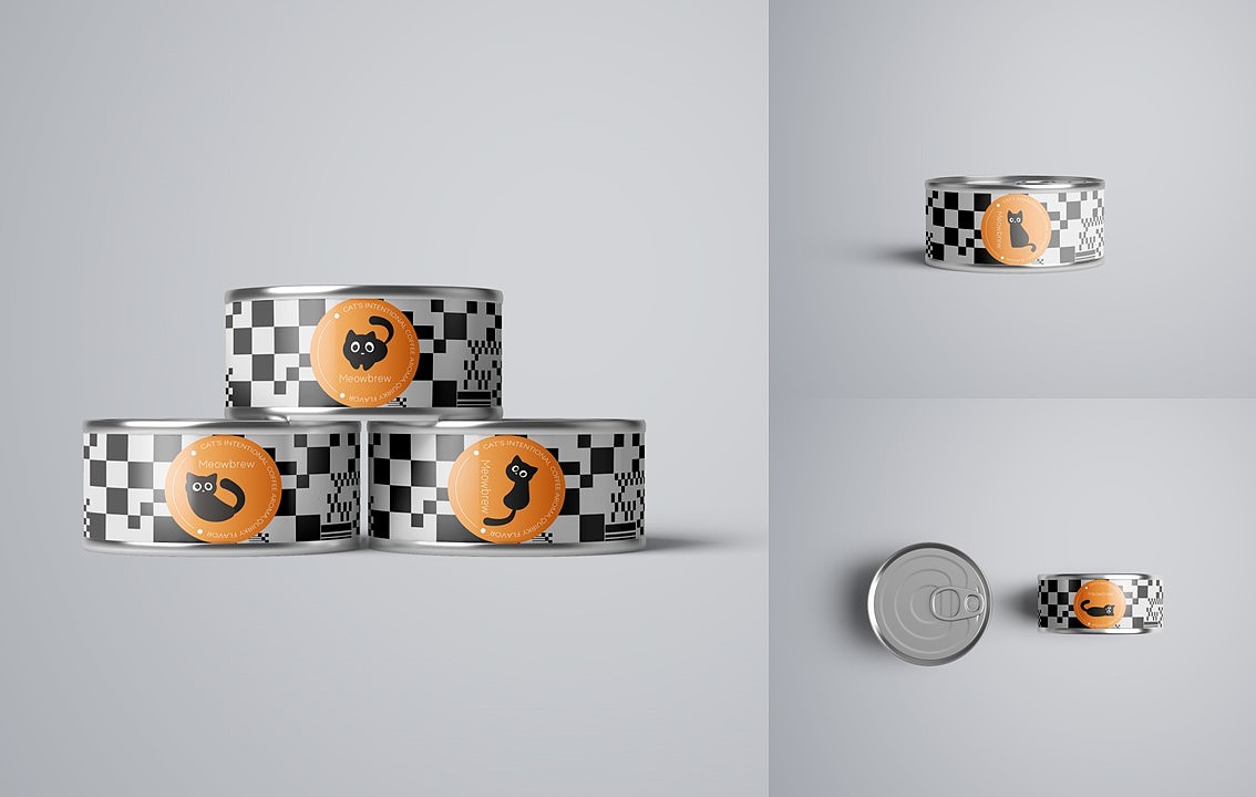 《Meowbrew 猫咖》品牌设计| 猫意咖香 故障风味