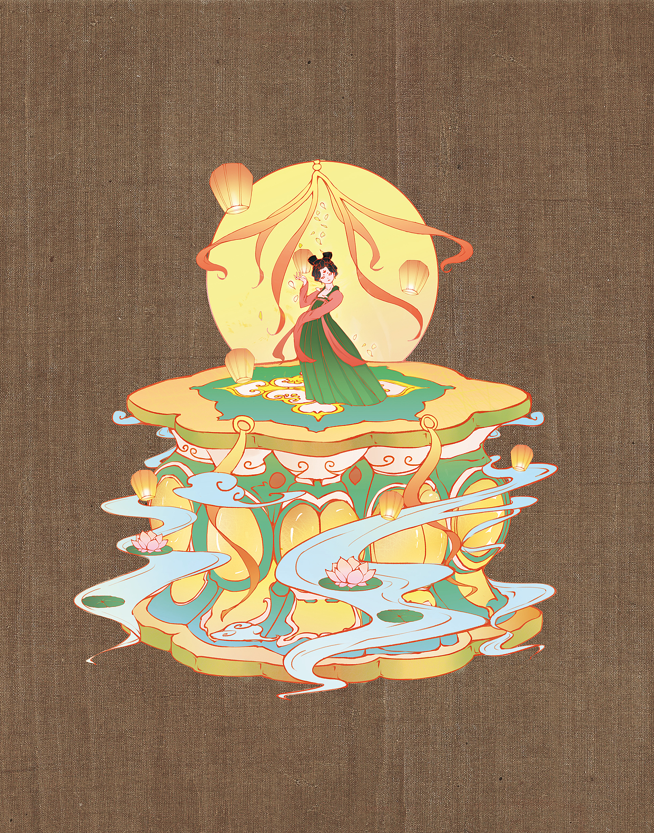 花晨月夕——中秋礼盒（图ZMzIyMjQ4NTk2） - 包装 - 站酷设计师设计匙原创素材 - 站酷ZCOOL