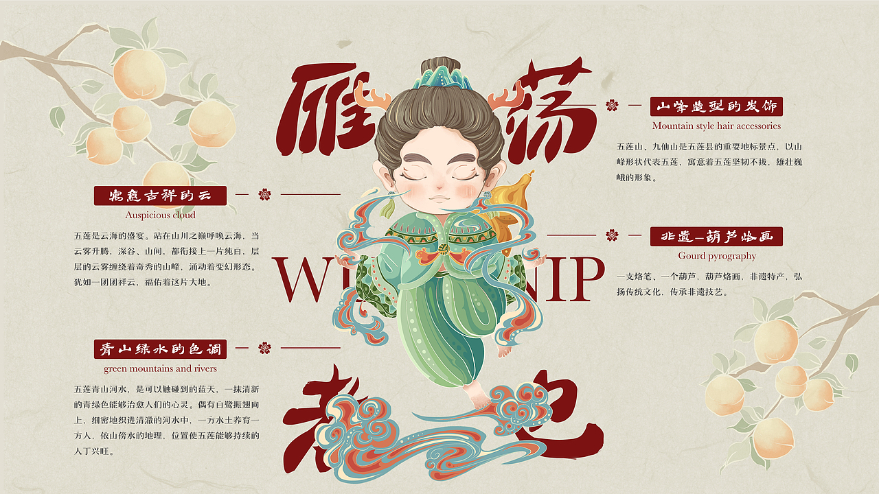 五莲IP形象设计 · 手绘地图（图ZMzUwNzU4ODQ4） - 商业插画 - 站酷设计师小卷子喵原创素材 - 站酷ZCOOL