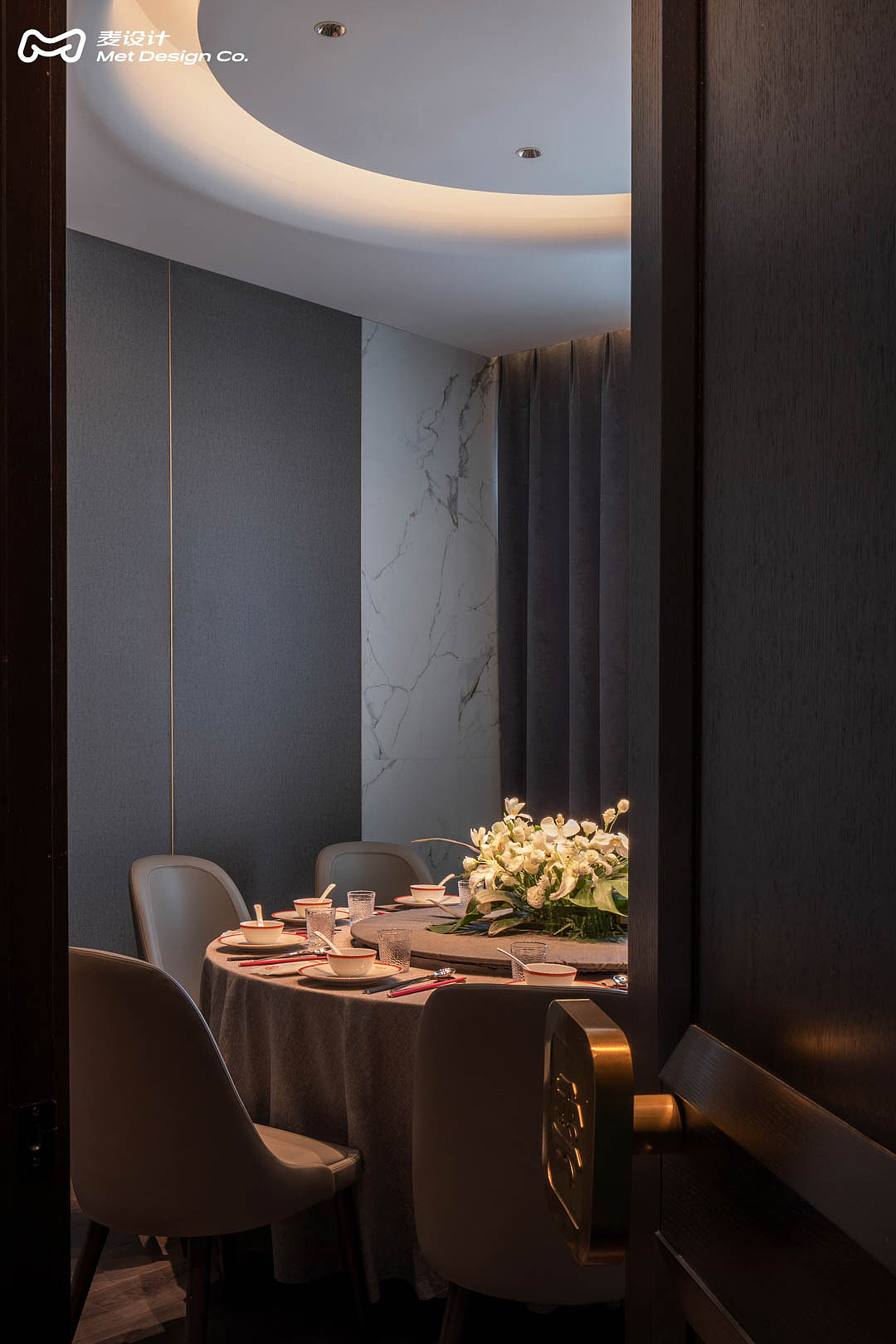 【全案作品】云禧荟｜精致淮扬菜 600㎡品质宴请中餐厅（图ZMzQ5OTk1Njcy） - 酒店餐饮设计 - 站酷设计师无锡麦设计原创素材 - 站酷ZCOOL